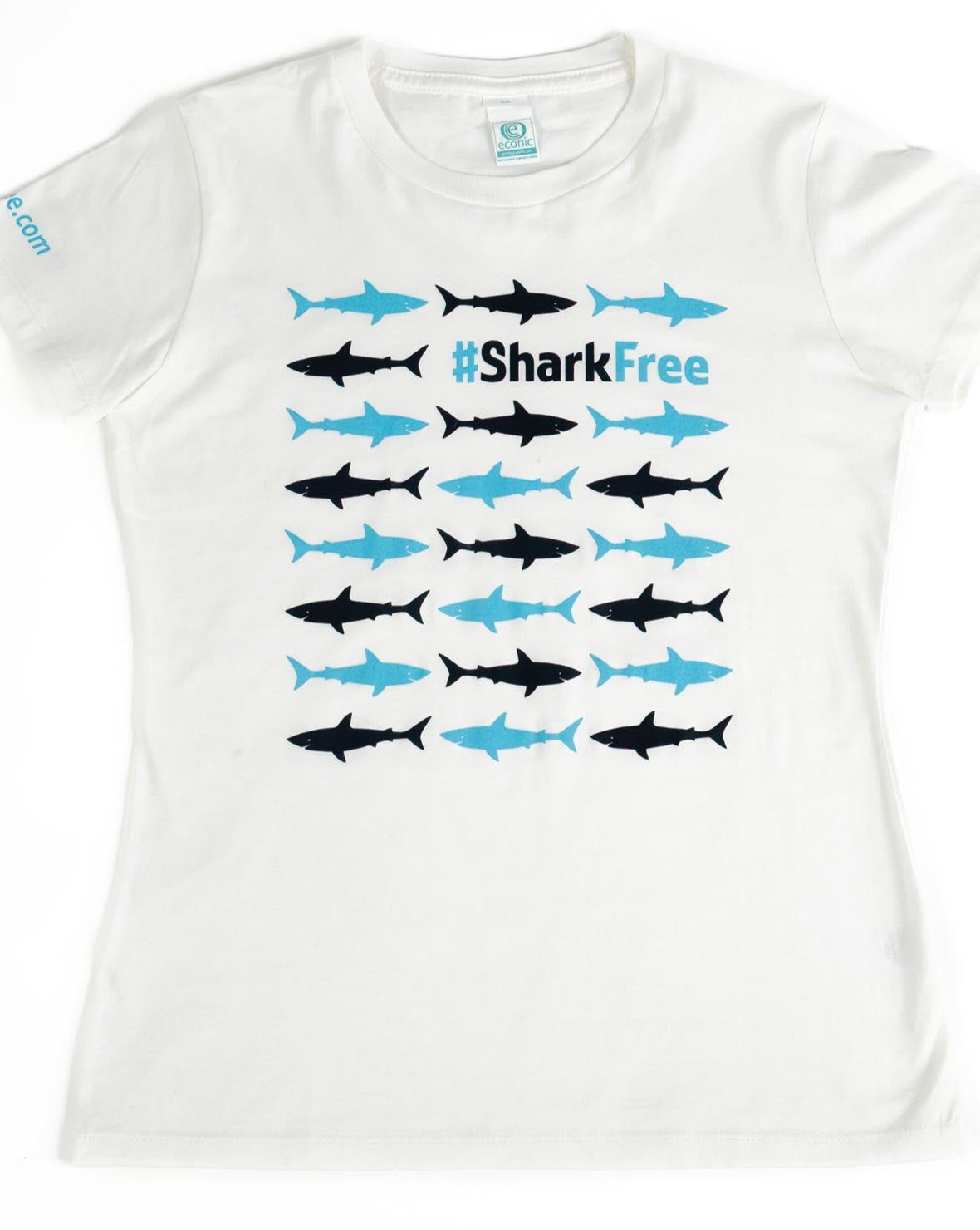 Natural Save the Sharks Tee
