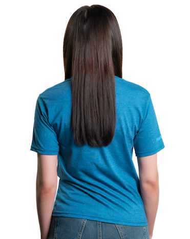 Heather Teal Save the Sharks Tee